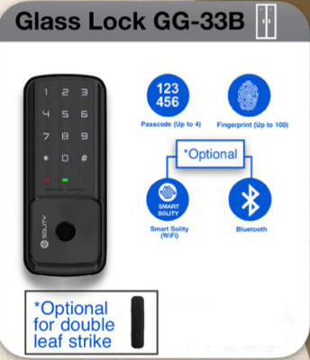 SOLITY DIGITAL GLASS LOCK GG-33B